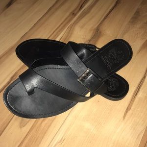 Vince Camuto Leather Toe Ring Sandals